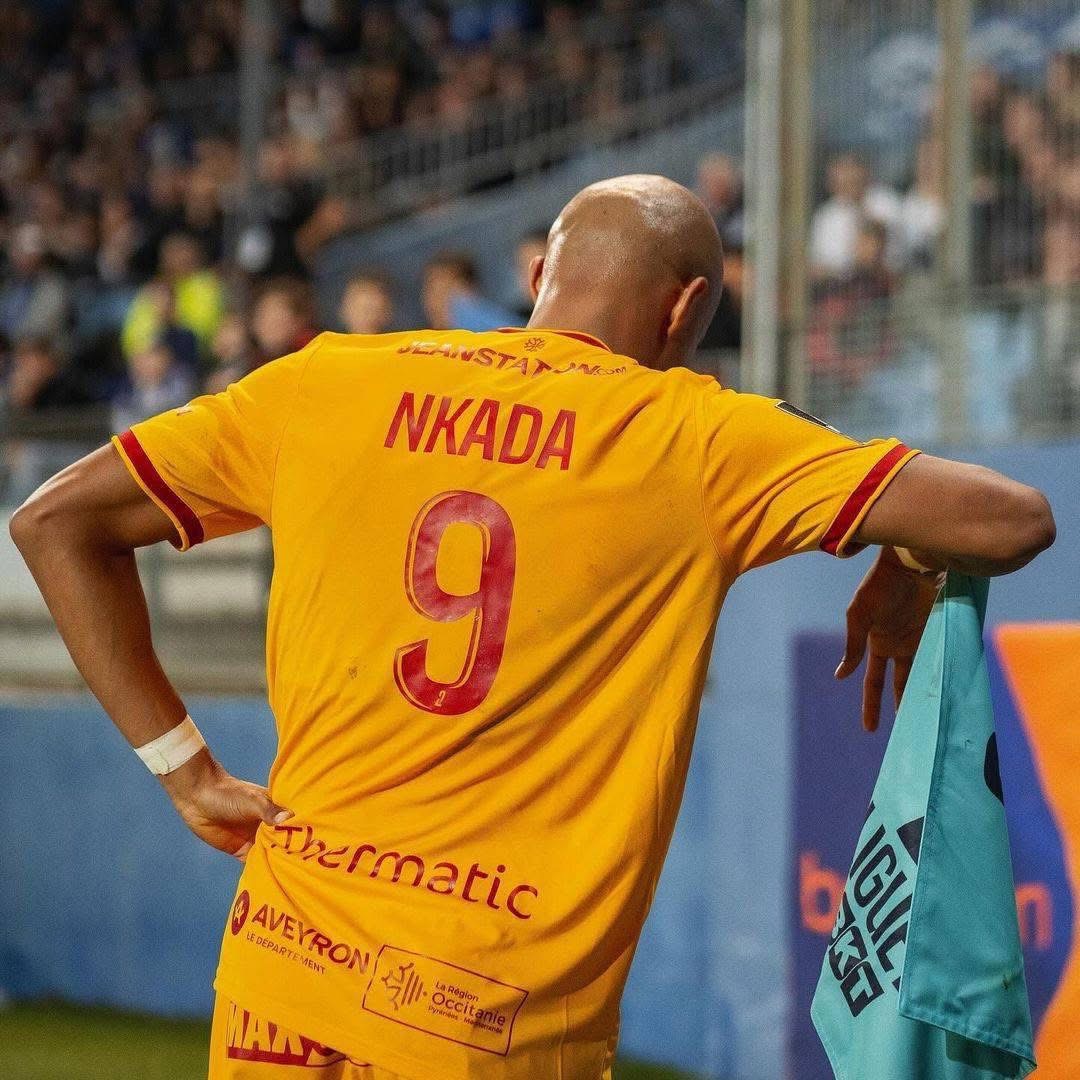 Timothé Nkada avec Rodez